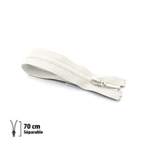 Fermeture éclair Z49 - PRESTILON 4 mm 70 cm - Séparable