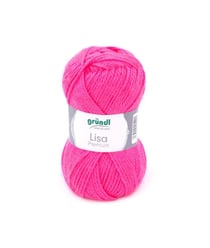 Fil à tricoter LISA PREMIUM UNI - Grundl 30 Rose