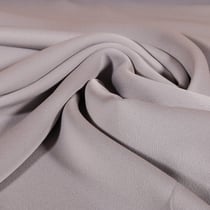 Tissu Crêpe satin mat Gris argent