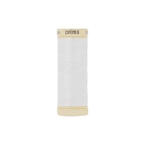 Prima Mercerie | Fil à coudre | Fil en coton | bobine de 100 m |blanc