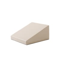 Bloc en mousse Wedge beige