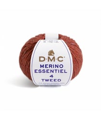Pelote de laine Merino Essentiel 4 Tweed - DMC 907 Orange
