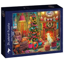 Puzzle 1000 pièces - Une Ambiance Chaleureuse pour Noël - Bluebird Puzzle