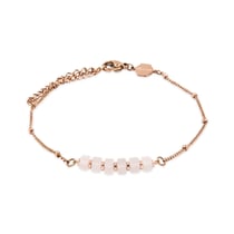 Bracelet Piana en pierres Quartz Rose