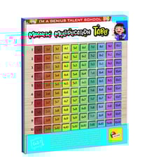 I'M A GENIUS TABLE DE MULTIPLICATION MAGNETIQUE BOIS