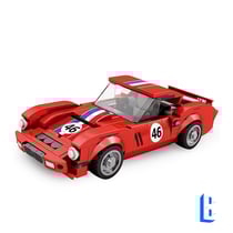 Jeux De Construction - Reobrix - La Voiture Vintage Rouge -