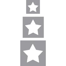 Perforatrices fantaisie Kit: Etoiles, 1,6cm+2,54cm+3,81cm, 3 pces