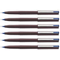 Lot de 12 stylos feutres d'écriture - PENTEL - Pointe ogive fine - Encre bleue
