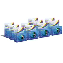 GT Photo GT27WP Realishot Splash - Pack de 10 Appareils Photo Jetables Étanches, 27 Photos, 35mm, 4K Ultra HD, Waterproof - Bleu