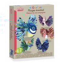 Pliage eventails - Oiseaux de nos campagnes