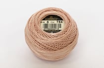 Fil DMC Coton Perlé 754/5 rose poudré Idéal pour chausson de danse