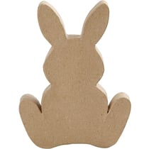 Lapin de Pâques, H : 18 cm, P: 2,5 cm, 1 pièce