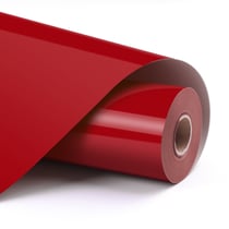 LOKLiK Vinyle Textile Basique – Rouge – 30.5 x 180 cm