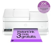 Imprimante tout-en-un HP Envy 6530e Jet d'encre couleur - Copie Scan - 3 mois d'Instant ink inclus avec HP+