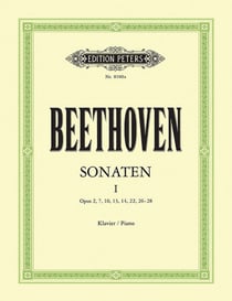 Partition musicale BEETHOVEN LUDWIG VAN - Sonates Volume 1 - Piano - 286 pages