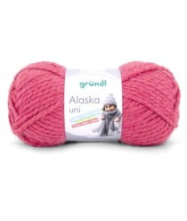 Pelote de laine à tricoter ALASKA - 100gr - Gründl Rose (18)