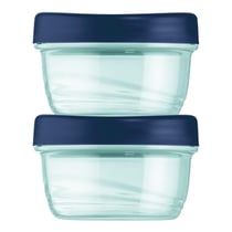 Lot de 2 pots à sauce - Bleu - Plastique - 40 ml - Pique-nique - Maped