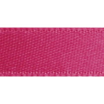 Ruban de satin, 7 mm, rouleau 10 m, rose foncé
