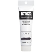 Peinture Acrylique en tube noir iridescent 59ml - Liquitex Heavy Body