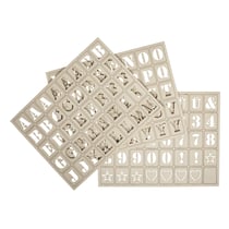 Lettres en bois pour Letterboard