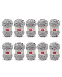 LOT DE 10 PELOTES PHIL PARTNER 3.5 GRIS