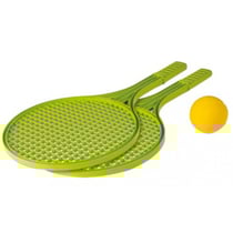 Raquettes de tennis plastique + balle en mousse - frabar - jeu de raquettes - plein air