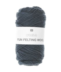 Laine à feutrer créative CREATIVE FUN FELTING WOOL - Rico design 06 Bleu marine