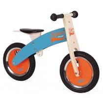 Draisienne bois bikloon bleu / orange - janod - j03265 - velo