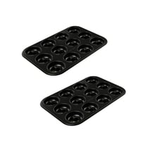 Ensemble de 2 Moules donut et bagel 12 empreintes 26,5 x 38,5 cm Dr. Oetker Tradition