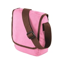 Petite sacoche rose et chocolat 2 L