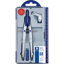 Compas scolaire  - Avec vis - Réglage rapide et précis - Staedtler Noris 550