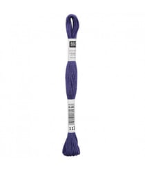 Fil à broder mouliné Uni - Rico Design 112 Violet
