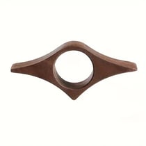 Bague de lecture en noyer massif-forme arc