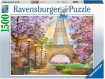 Puzzle 2D 1500 pièces - Amour à Paris - Ravensburger
