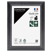 Cadre photo Perle noir 13x18 cm