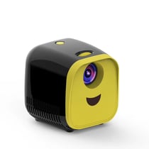 Vidéoprojecteur LED Portable 1080p Mini Avec Haut-Parleur Pour Maison Noir YONIS