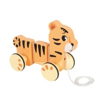 Animal a tirer tigre – Safari - Smallfoot - Beige
