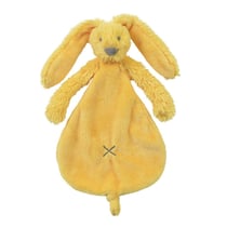 Doudou Lapin Richie jaune 25 cm - Happy Horse