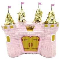 Pinata Château de Princesse - Rose/Or