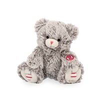 Peluche Mae l ours gris prestige - 24 CM