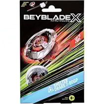 Toupie beyblade x helter drake 7-80gp - type equilibre - pack toupie et lanceur - hasbro g1675