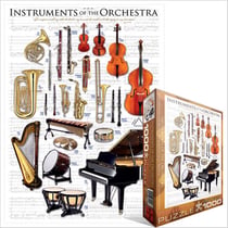 Puzzle 1000 pièces - Instruments de musique - Eurographics