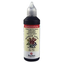 Window Color Peinture pour les contours, noir, flacon 80 ml