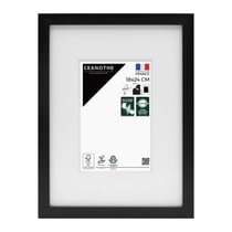 Cadre photo Wild noir 18x24 cm avec passe-partout 10x15 cm