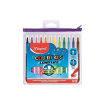 Maped Feutres COLOR'PEPS Long Life, en étui de 12 à zip