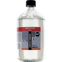 Flacon 1000 ml - Vernis acrylique Amsterdam - Mat - Extra-fine - Non jaunissant.
