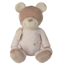 Peluche géante : ours câlin rose 1 mètre - doudou nicotoy xxl - grand nounours en peluche 100 cm