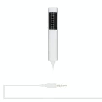 Microphone Condensateur Stéréo Portable Pour PC Mac Enregistrement Et Chat Blanc YONIS