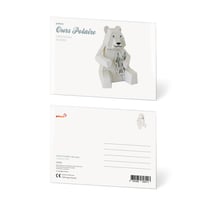 CARTE POSTALE OURS POLAIRE