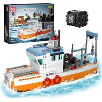Jeux De Construction - Mould King - Le Bateau De Pêche -